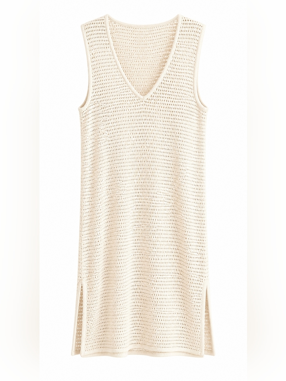 Old Navy Cream Crochet Swim Coverup Sz 2X NEVER WORN!